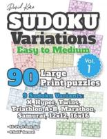 David Karn Sudoku Variations - Easy to Medium Vol 1