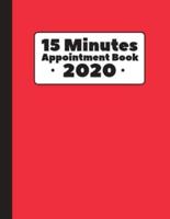 15 Minutes Appointment Book 2020