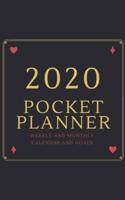 2020 Pocket Planner Weekly and Monthly Calendar and Goals