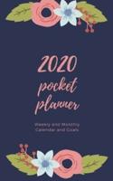 2020 Pocket Planner Weekly and Monthly Calendar and Goals