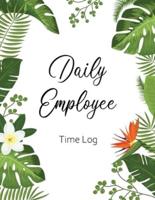 Daily Employee Time Log