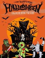 Happy Halloween Coloring Book for Kids