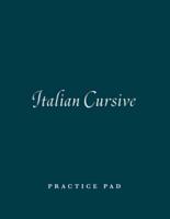 Italian Cursive Practice Pad