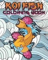 Koi Fish Coloring Book