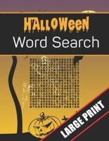 Halloween Word Search Large Print