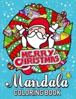 Merry Christmas Mandala Coloring Books