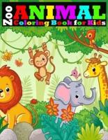 Zoo Animal Coloring Book for Kids: Zoo Animals Activity Coloring Book for Kids Boys and Girls