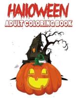 Halloween Adult Coloring Book