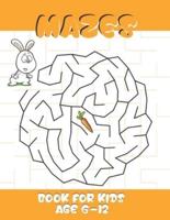 Mazes Book for Kids Age 6-12