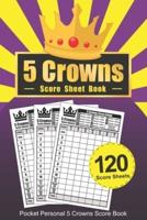 5 Crowns Score Sheet Book