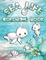 Sea Life Coloring Book