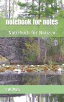 Notebook for Notes