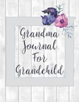 Grandma Journal for Grandchild