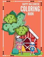 Happy Halloween Coloring Book