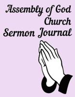 Assembly of God Church Sermon Journal