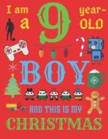 I Am a 9 Year-Old Boy Christmas Book