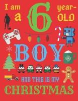 I Am a 6 Year-Old Boy Christmas Book