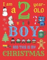 I Am a 2 Year-Old Boy Christmas Book