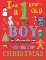I Am a 1 Year-Old Boy Christmas Book