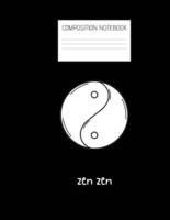 Zen Zen Composition Notebook