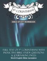 1 Corinthians Inductive Bible Study Workbook: The full text of 1st Corinthians with open-ended questions for inductive bible study