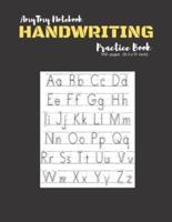 Handwriting Practice Book - AmyTmy Notebook - 100 Pages - 8.5 X 11 Inch - Matte Cover