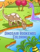 Dinosair Bookends Coloring