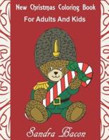 New Christmas Coloring Book For Adults and Kids