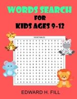 Word Search for Kids Ages 9 - 12