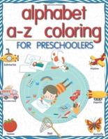 Alphabet A-Z Coloring for Preschoolers