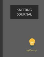 Knitting Journal Light Me Up