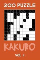 200 Puzzle Kakuro Vol 4