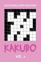 200 Puzzle With Solution Kakuro Vol 4