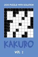 200 Puzzle With Solution Kakuro Vol 2
