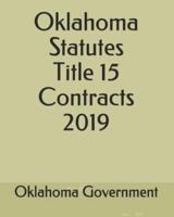 Oklahoma Statutes Title 15 Contracts 2019