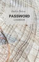 Back to Nature Internet Password Logbook