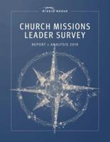 Church Missions Leader Survey Report + Analysis 2019