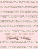 January 2020 - December 2020 Monthly Planner