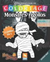 Monstres Rigolos - 2 Livres En 1 - Volume 1 + Volume 2 - Edition Nuit