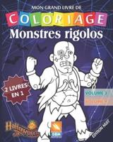 Monstres Rigolos - 2 Livres En 1 - Volume 3 + Volume 4 - Edition Nuit