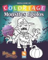 Monstres Rigolos - 4 Livres En 1