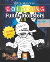 Funny Monsters - 2 Books in 1 - Volume 1 + Volume 2