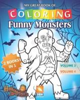 Funny Monsters - 2 Books in 1 - Volume 3 + Volume 4