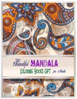 Beautiful Mandala Coloring Books Gift For Adults.