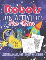 Robots Fun Activities For Kids Ages 6 - 8