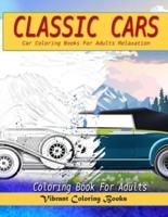 Classic Cars Coloring Book for Adults