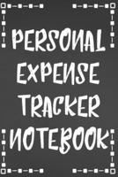 Personal Expense Tracker Notebook