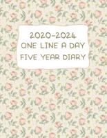 2020 - 2024 One Line A Day Five Year Diary