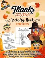Hello Autumn! Thanksgiving Activity Book For Kids Ages 4-8