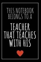Note For Teacher - For Him